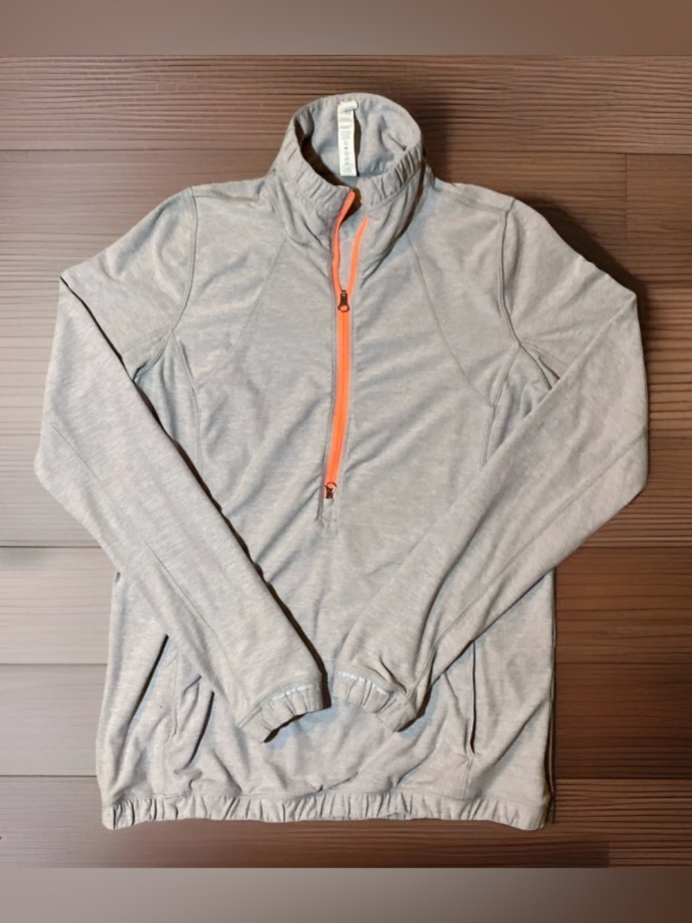 Lululemon Womens Athletic 1/4 Zip Pullover Sweatshirt Size 8 Yoga Gym
